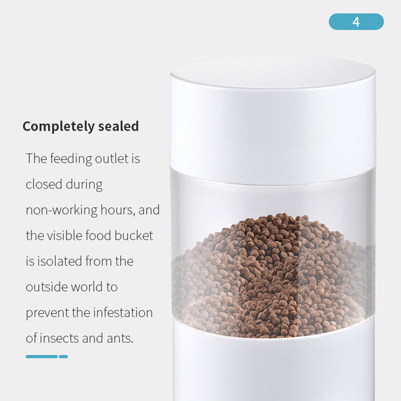 O2 Smart Fish Feeder LED Screen Digital Display Automatic Fish Feeder Fish Food Dispenser for Fish Tank O2 Smart Fish Feeder LED Screen Digital Display Automatic Fish Feeder Fish Food Dispenser for Fish Tank